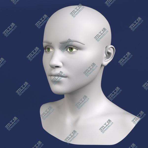 images/goods_img/20210312/Realistic Female Head 3d Model/3.jpg
